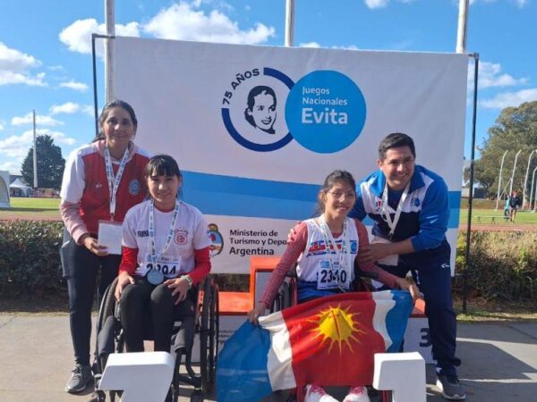 Juegos Evita Nacionales: Santiago se lleva dos medallas doradas en Atletismo Adaptado