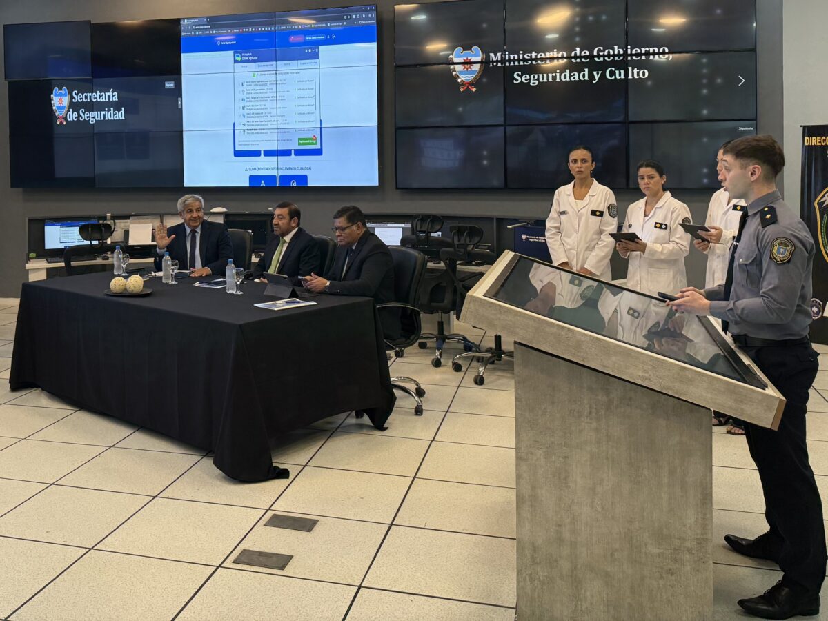 Ponen en funcionamiento la plataforma diseñada por policías santiagueños