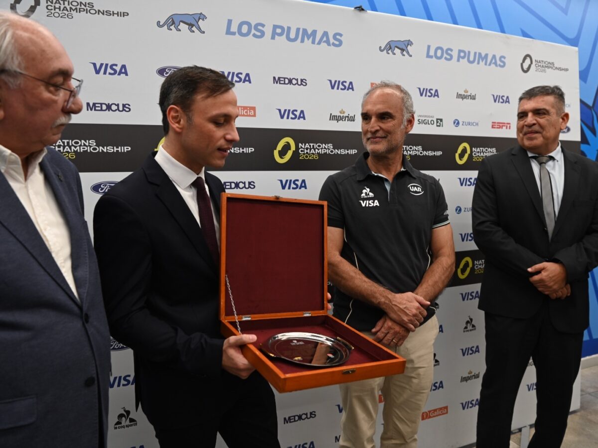 El Gobierno de la Provincia hizo un reconocimiento a las autoridades de la Unión Argentina de Rugby