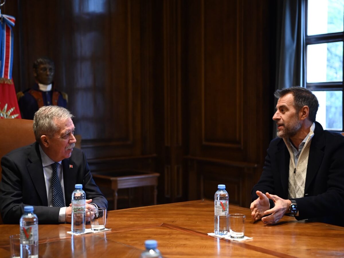 El Gobernador Elías Suárez recibió en Casa de Gobierno al presidente de la Cámara de la Industria Argentina del Software