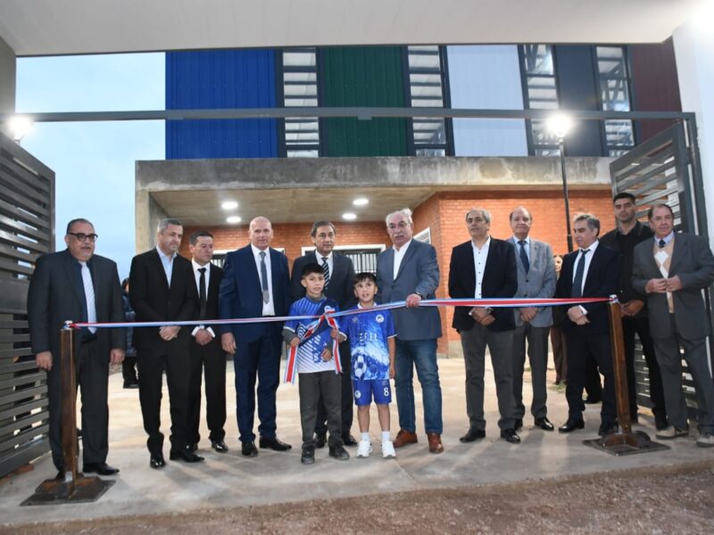 Lugones celebró su 136° aniversario con la inauguración de obras